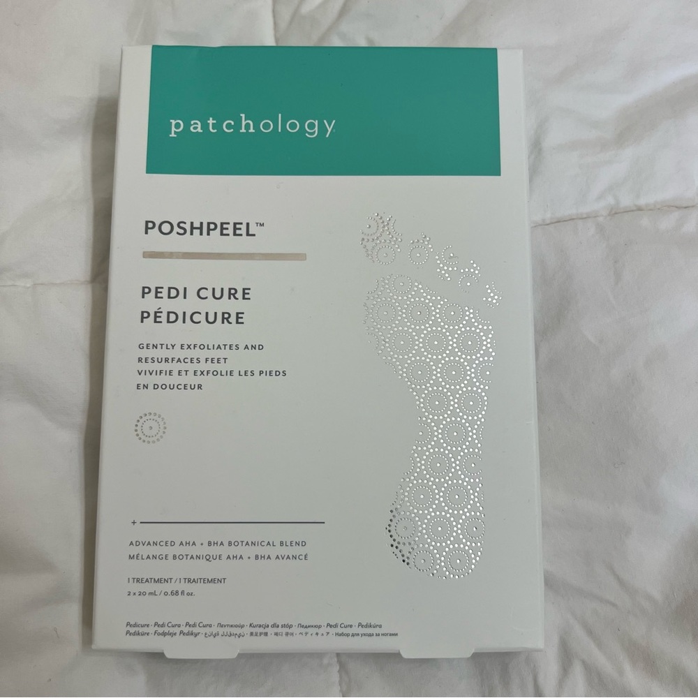 Patchology Poshpeel Pedicure Intensive Foot Peel, 1 treatment